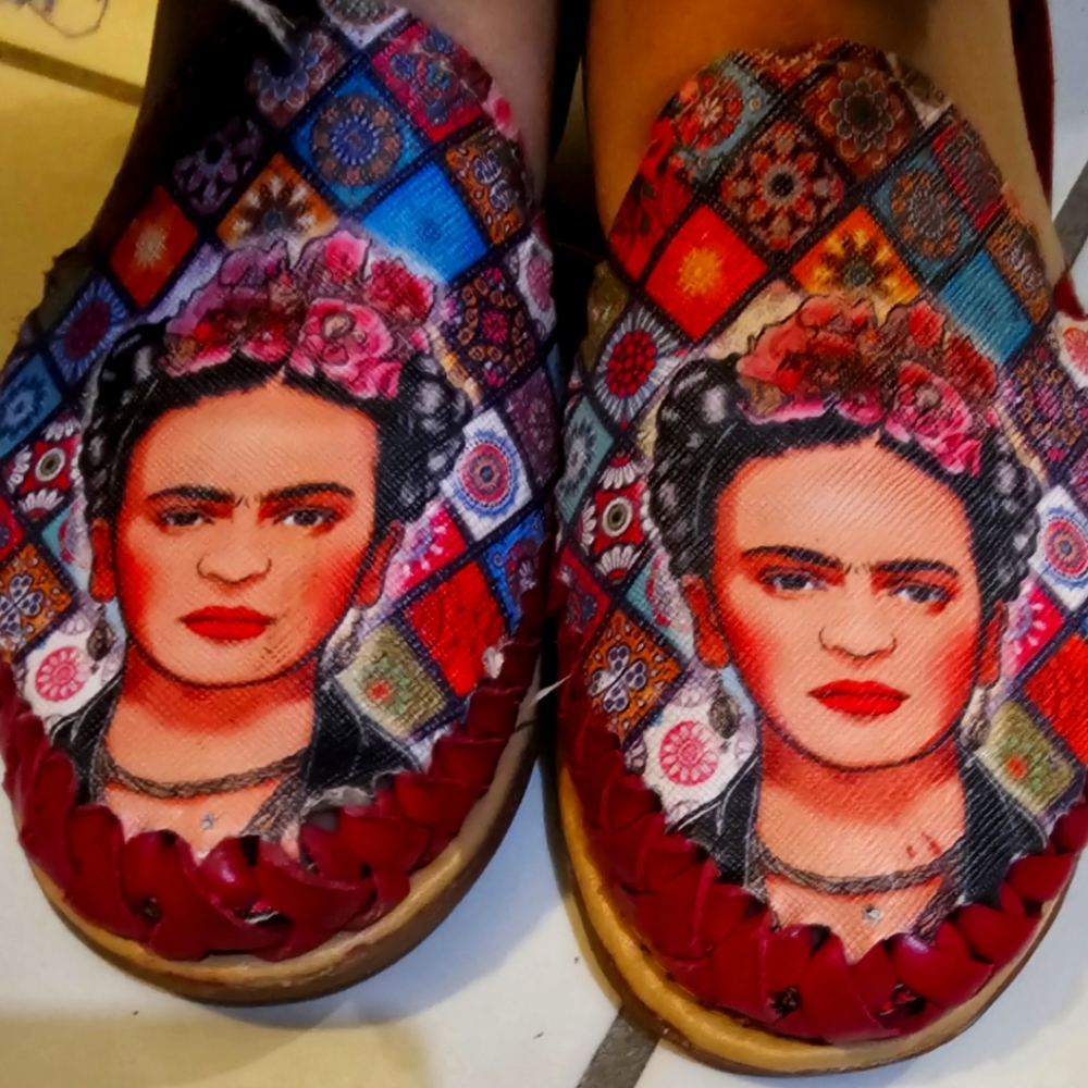 Frida Kahlo Artesinal Womens/Children's shoes/ Huaraches